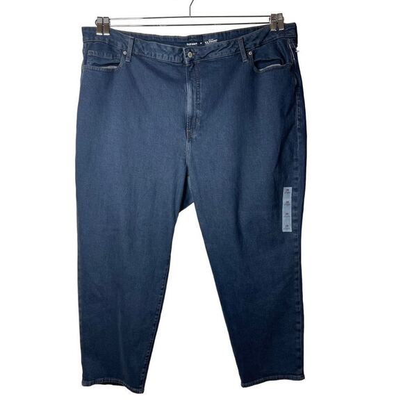 Old Navy Womens High Rise O.G. Straight Ankle Jeans Plus Size 28 - Picture 1 of 11